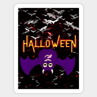 Halloween vampire Sticker